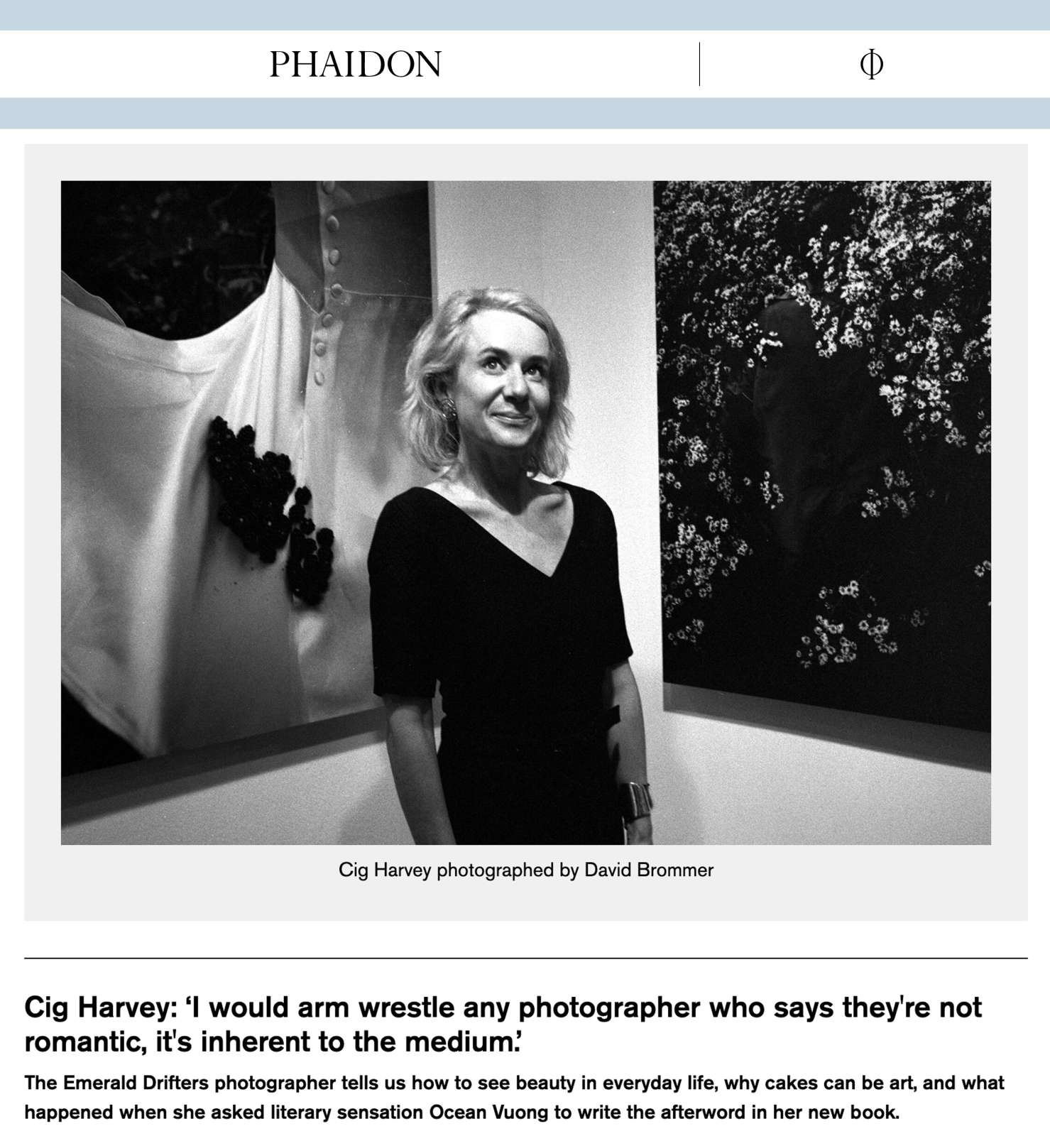 Cig Harvey: ‘I would arm wrestle any photographer who says they're not romantic, it's inherent to the medium.’