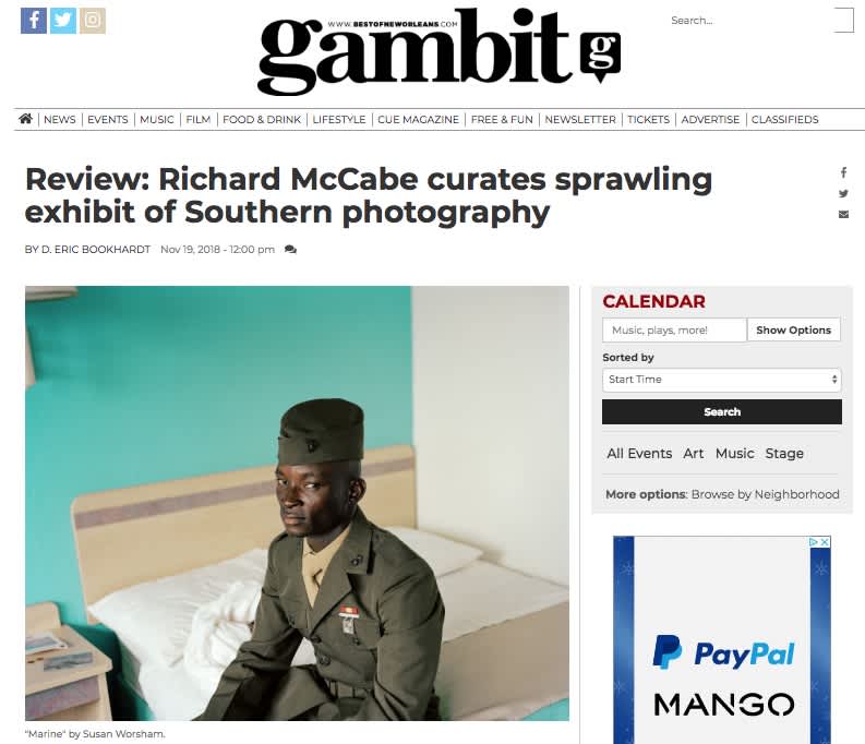 Review: Richard McCabe curates sprawling exhibit of Southern photography