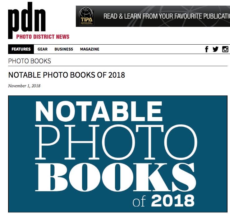 NOTABLE PHOTO BOOKS OF 2018