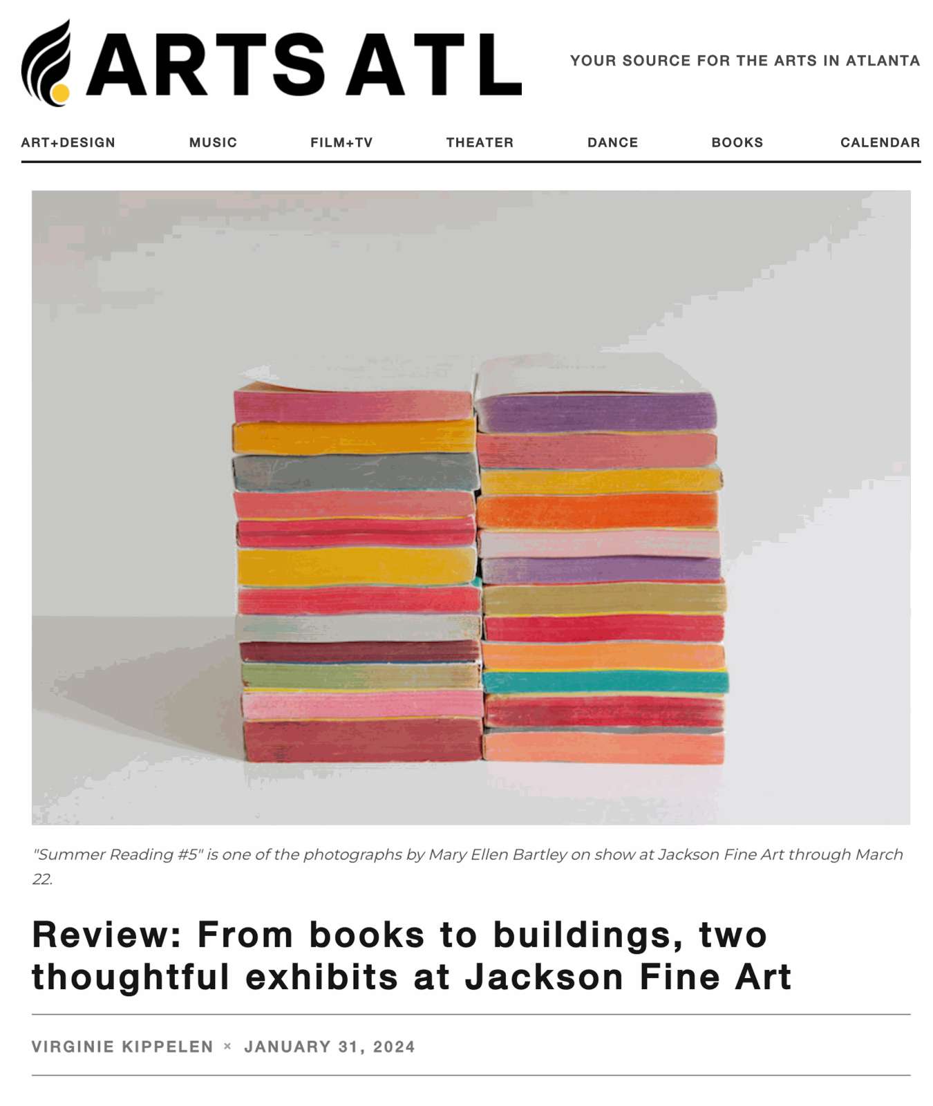 Review: From books to buildings, two thoughtful exhibits at Jackson Fine Art