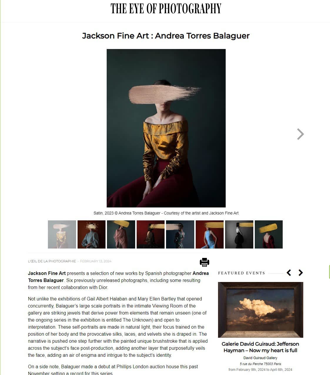 Jackson Fine Art : Andrea Torres Balaguer