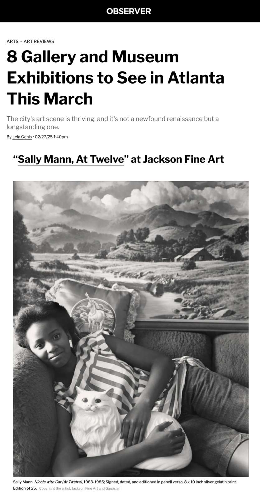 8 Gallery and Museum Exhibitions to See in Atlanta This March