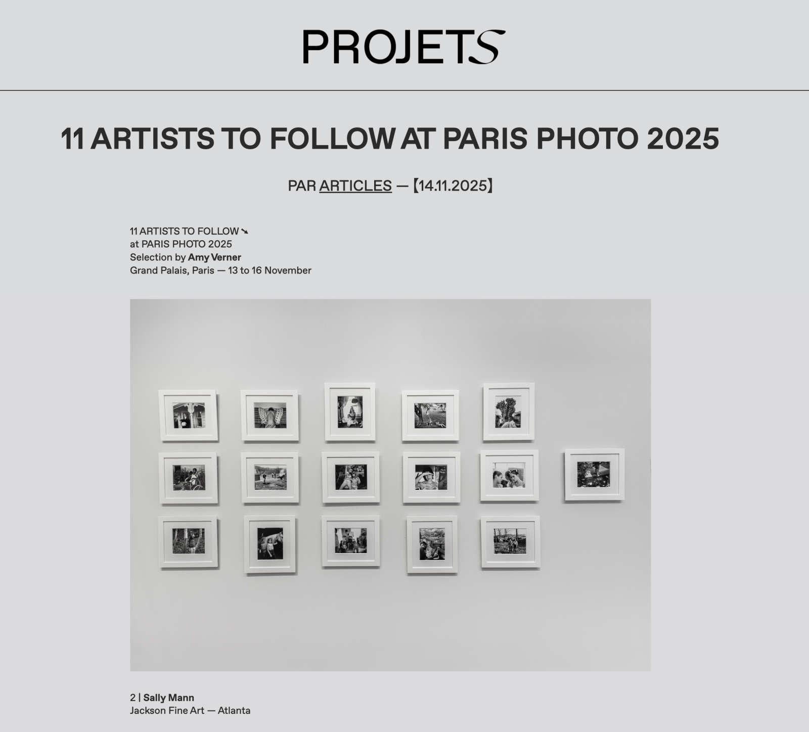 11 ARTISTS TO FOLLOW AT PARIS PHOTO 2025