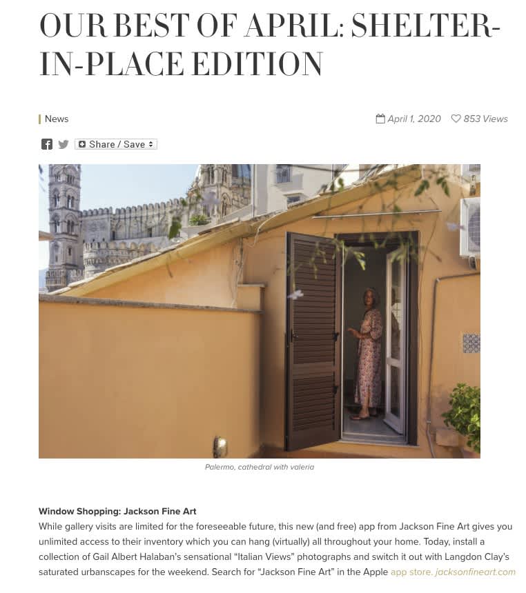 Our Best of April: Shelter-In-Place Edition