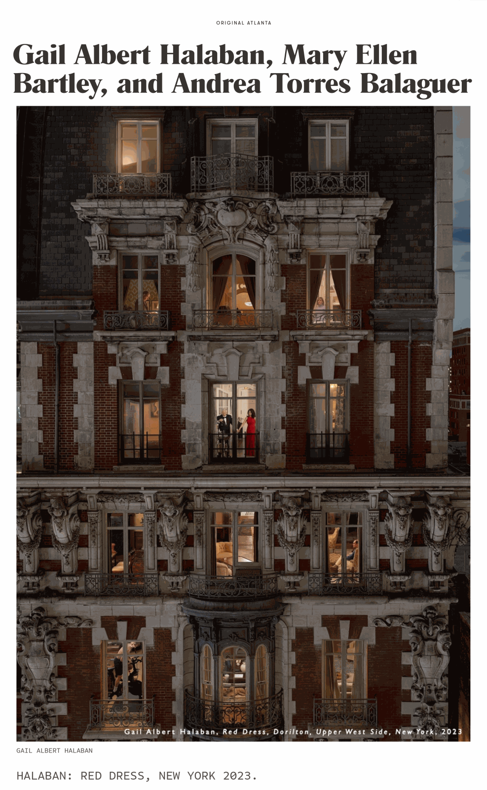 Gail Albert Halaban, Mary Ellen Bartley, and Andrea Torres Balaguer