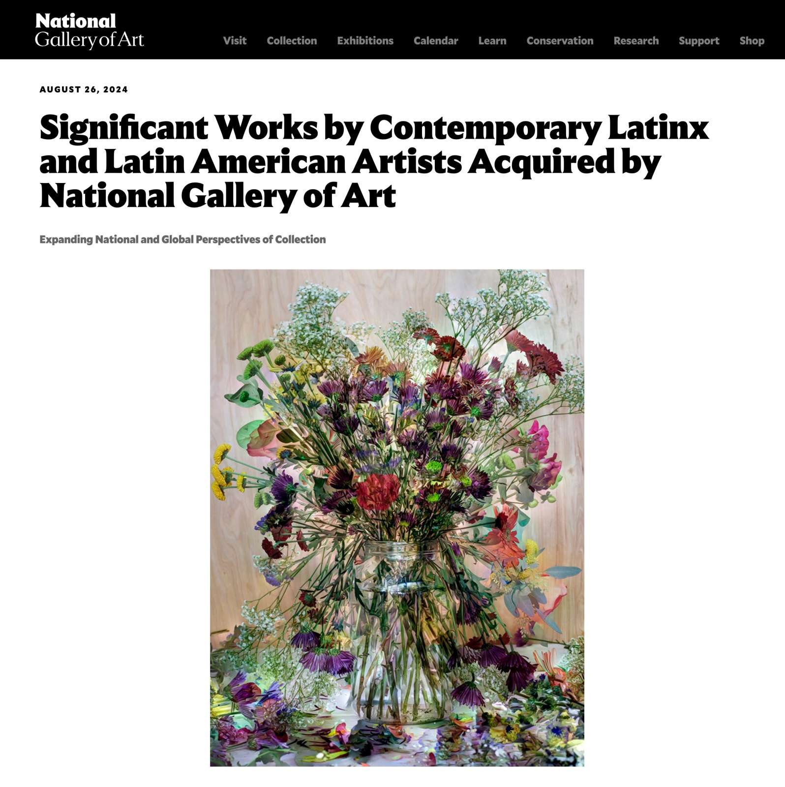 Significant Works by Contemporary Latinx and Latin American Artists Acquired by National Gallery of Art