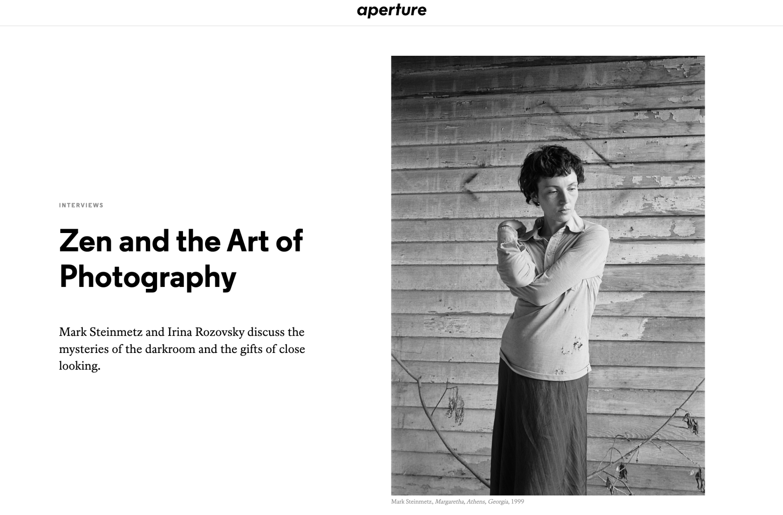 Zen and the Art of Photography