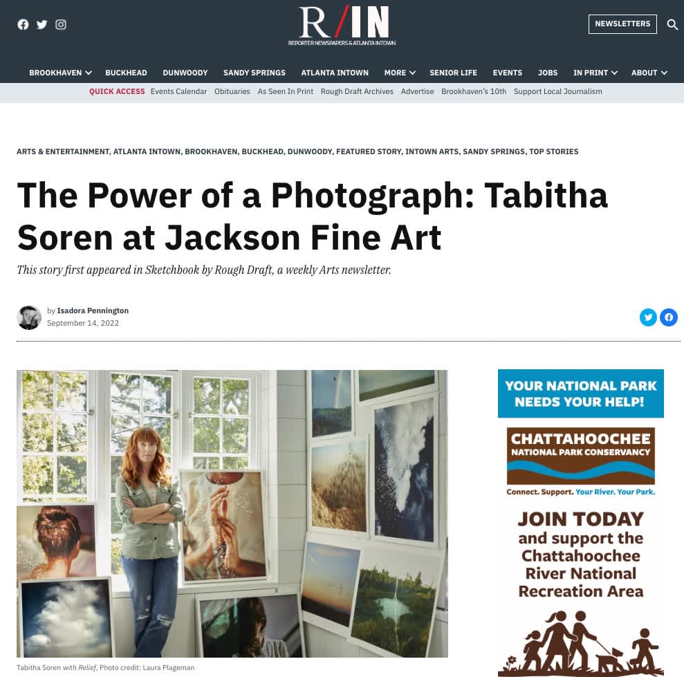 The Power of a Photograph: Tabitha Soren at Jackson Fine Art