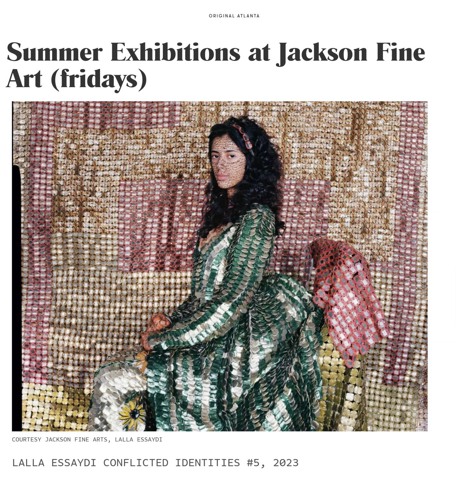 Summer Exhibitions at Jackson Fine Art