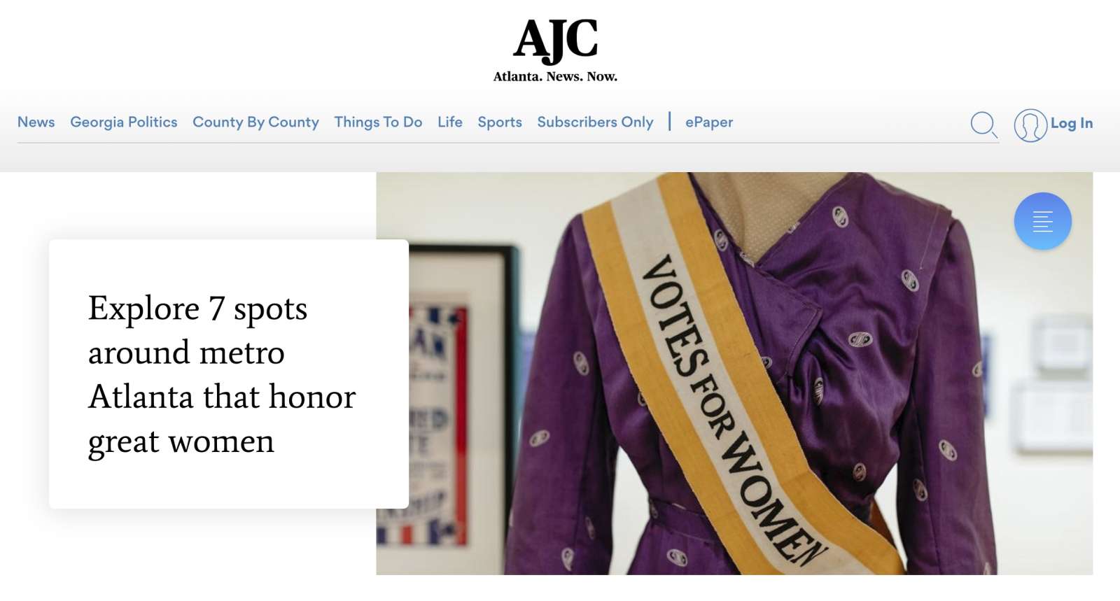 Explore 7 spots around metro Atlanta that honor great women