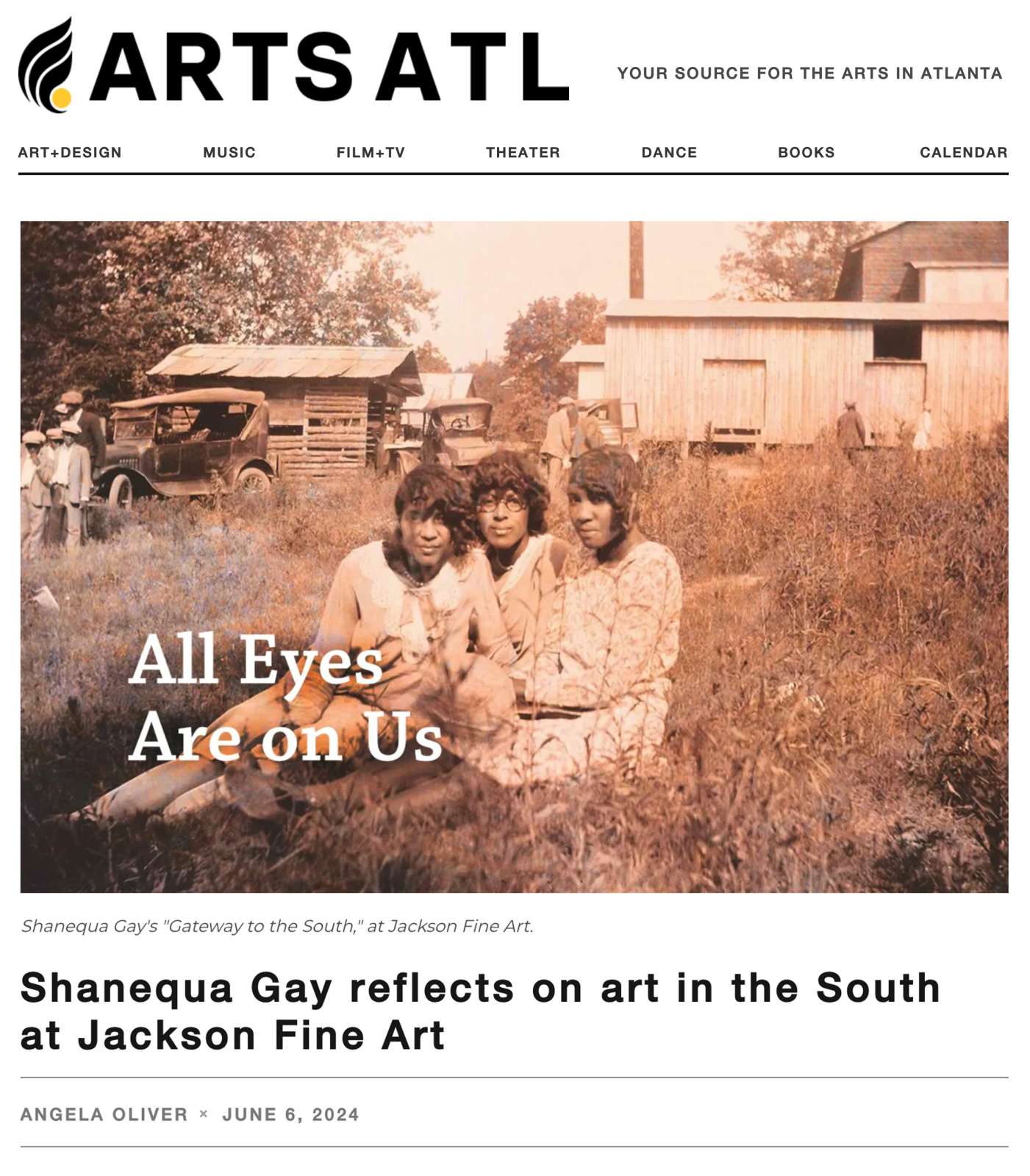 Shanequa Gay reflects on art in the South at Jackson Fine Art