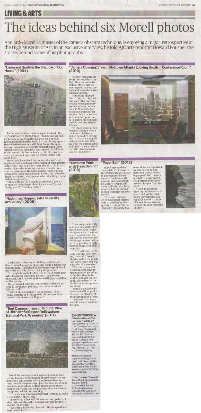 AJC: The Ideas behind six Morell photos