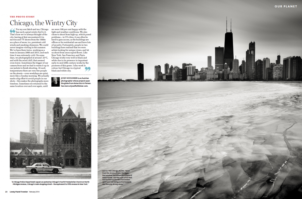 Josef Hoflehner's featured Lonely Planet Magazine