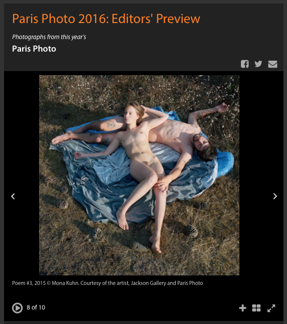 Mona Kuhn, Poem Featured on Lensculture's Paris Photo Preview