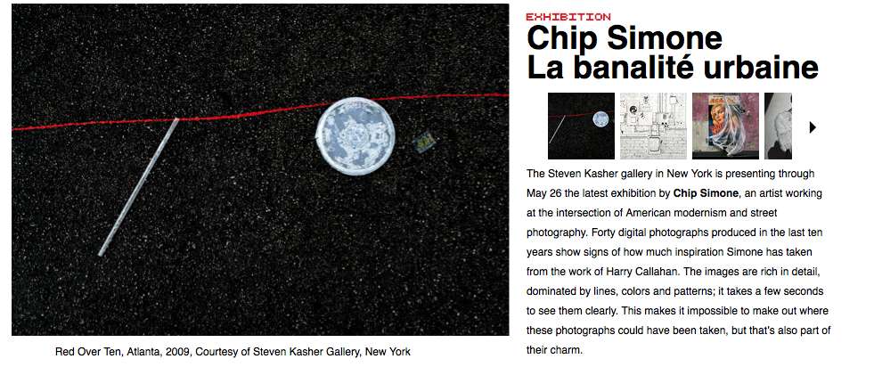 Chip Simone featured on La Lettre