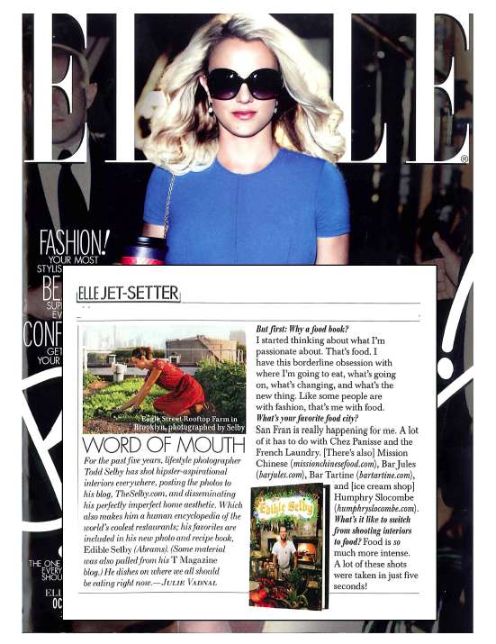 Todd Selby in ELLE Magazine