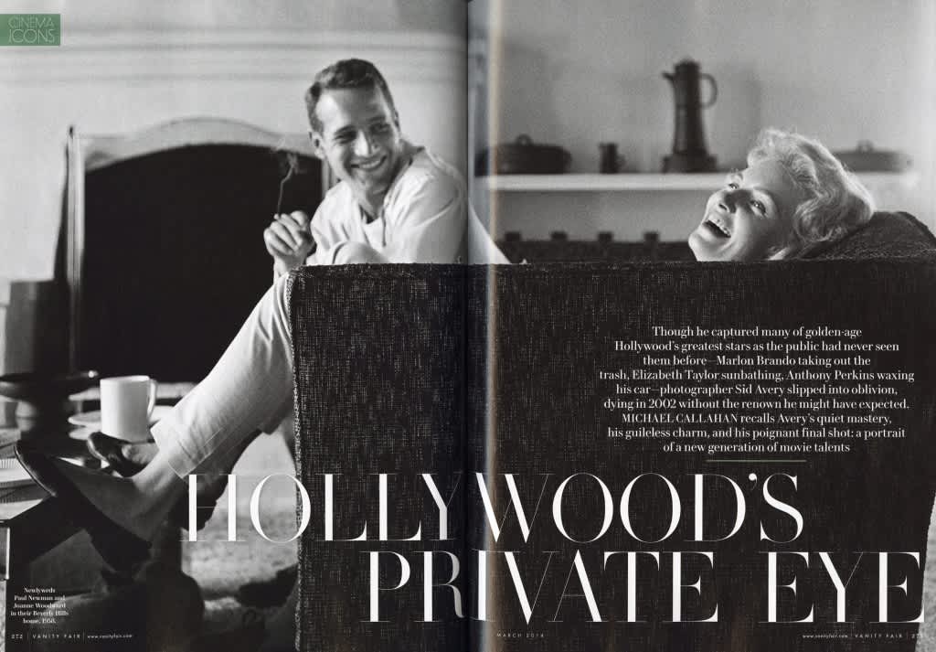 Sid Avery in Vanity Fair March 2014