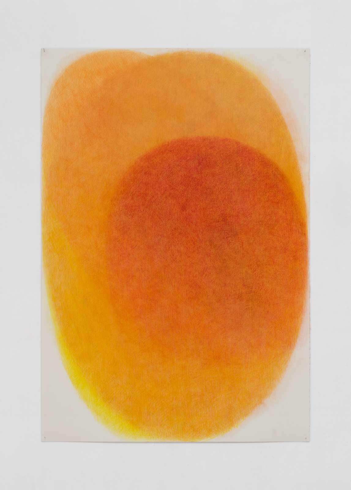 Margarita Gluzberg 'Sacco and Vanzetti Tripple 3', 2025, Colour pencils on paper, 112 x 77 cm