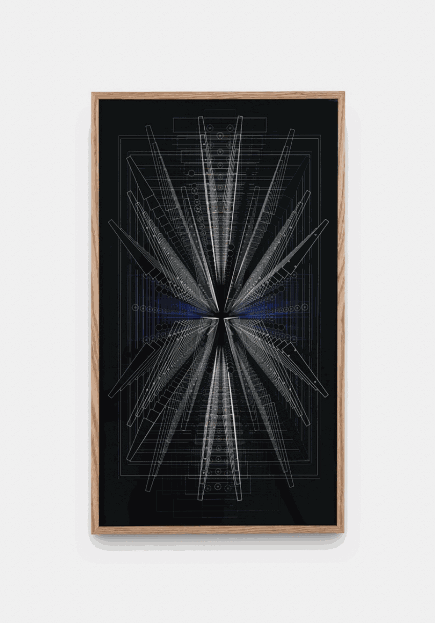 Paula Rivas & Christian Wloch, 'Portales', 2025, Printed on cotton paper, framed 45x80cm. Courtesy of the artist and Gallery Rosenfeld