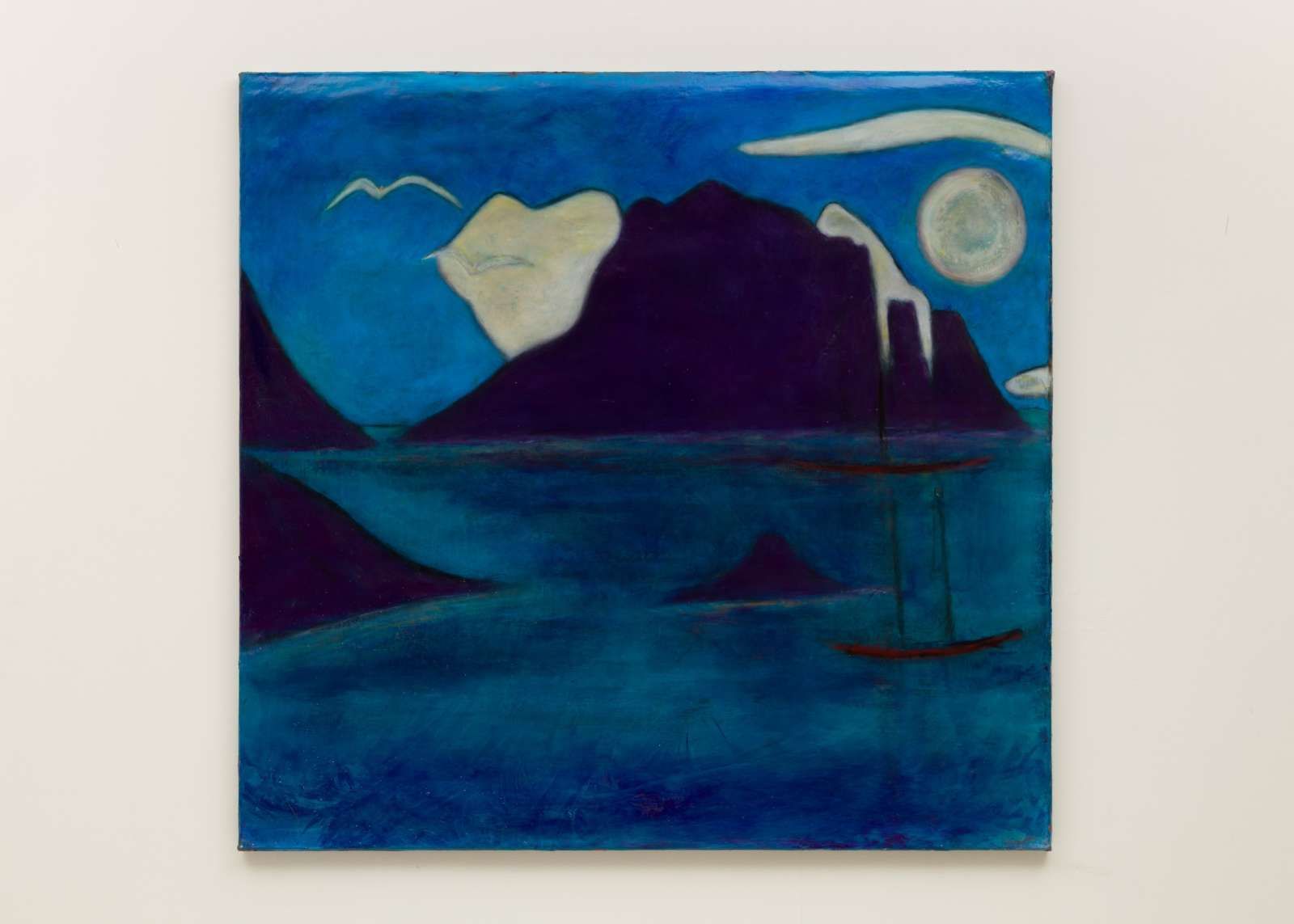 Valentino Cortázar, 'Esvedra', 2025, Acrylic on canvas, 117 x 123 cm. Courtesy of the artist and Lamb Gallery