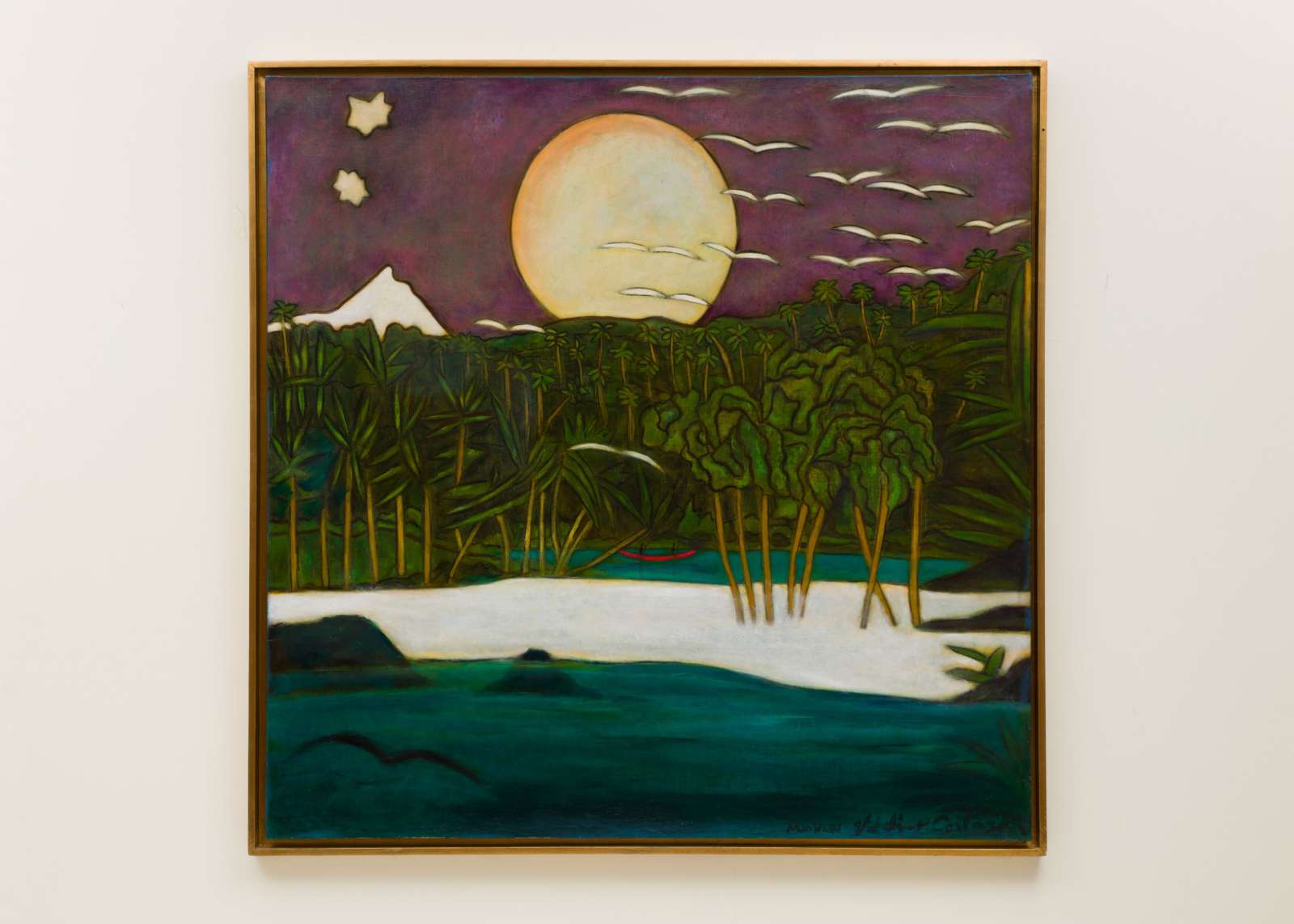 Valentino Cortázar, 'La Sierra', 2011, Oil on canvas, 135 x 135 cm. Courtesy of the artist and Lamb Gallery