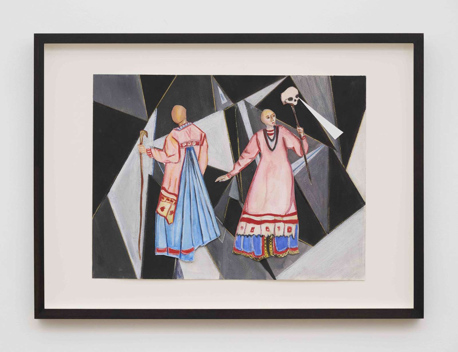 Anna Perach, 'A Leap of Sympathy', 2025. drawing and mixed media on 300 grm watercolour paper, 30 x 40 cm