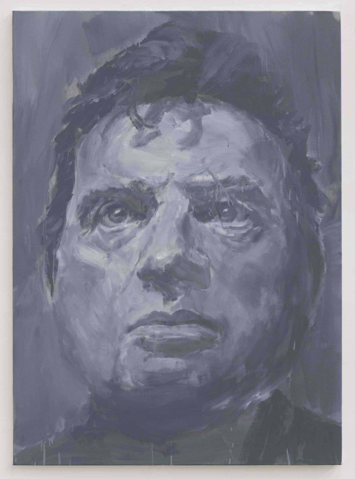 'WANTED FRANCIS BACON', 2025, oil on canvas, 162 x 117 cm. Courtesy of the artist and MASSIMODECARLO. Photography: Clérin-Morin