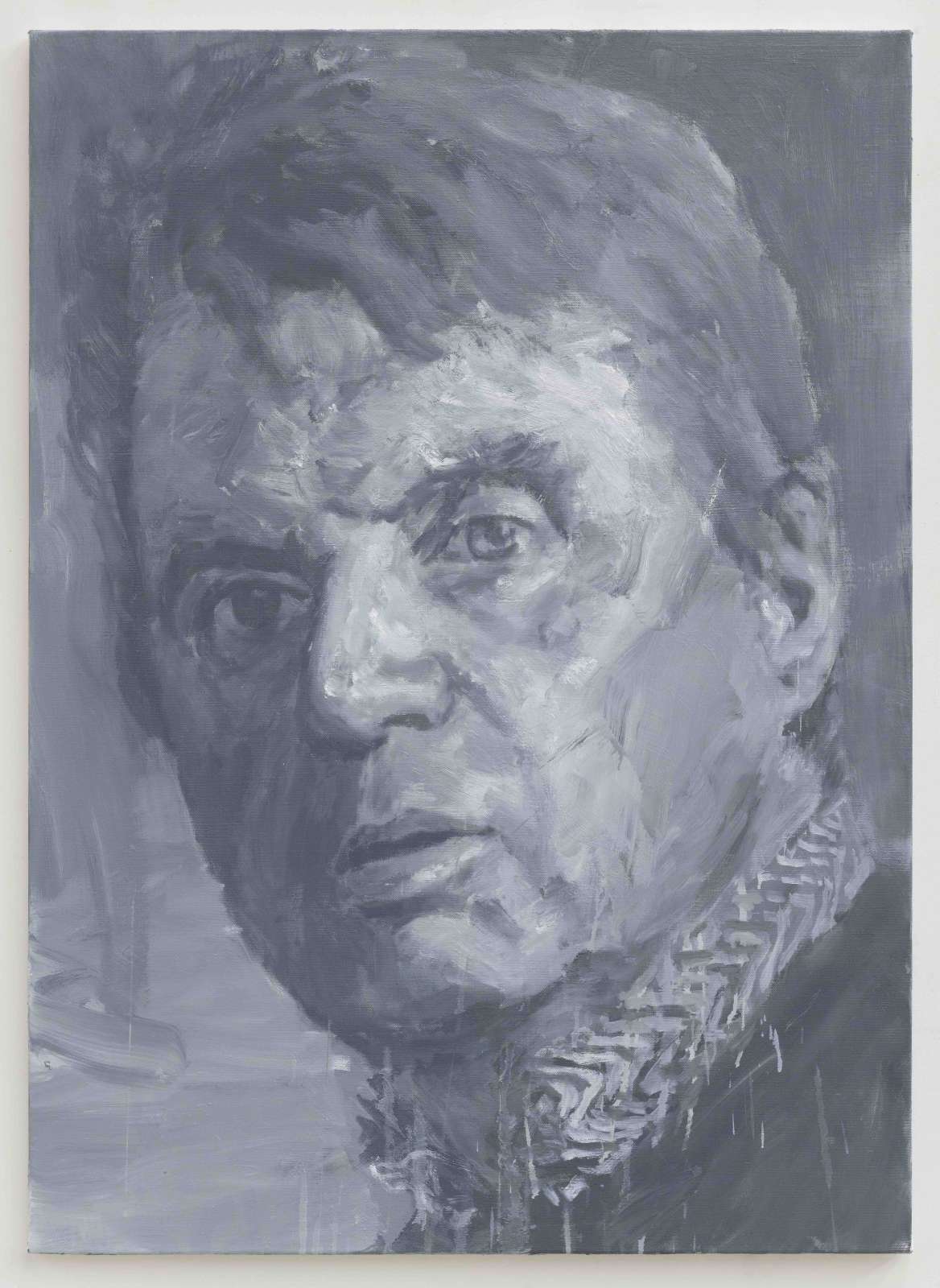 'WANTED FRANCIS BACON' 2025, Oil on canvas, 144 x 104 cm. Courtesy of the artist and MASSIMODECARLO. Photography: Clérin-Morin