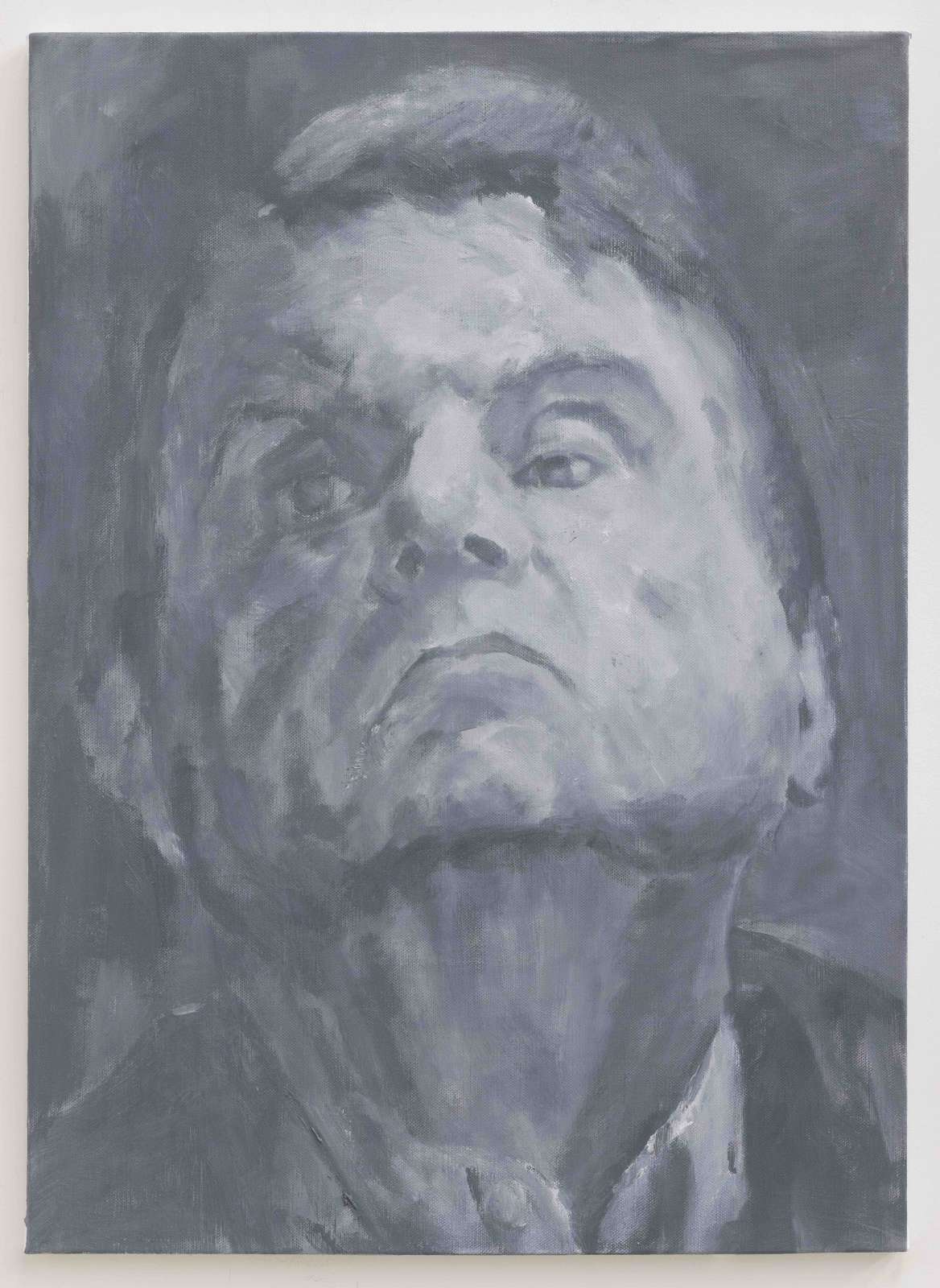 'WANTED FRANCIS BACON', 2025, oil on canvas, 90 x 65 cm. Courtesy of the artsit and MASSIMODECARLO. Photography: Clérin-Morin