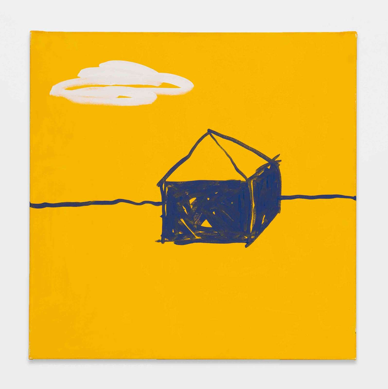 Jennifer Bartlett, 'Blue House', 1998-99, Oil on canvas. Courtesy Pippy Houldsworth Gallery, London, Marianne Boesky Gallery and The Jennifer Bartlett 2013 Trust. Photo: Peter Kaiser.