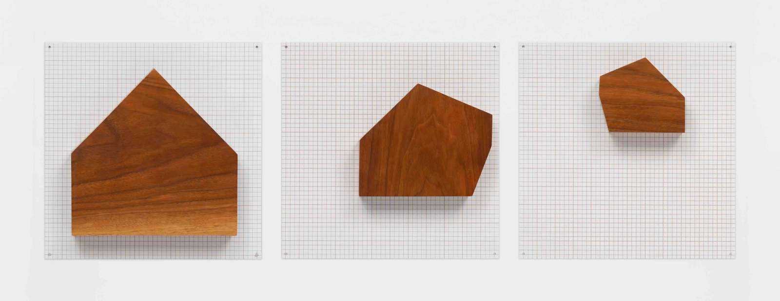 Jennifer Bartlett, 'Untitled (Three Wood Houses)', 2002, Oil on canvas. Courtesy Pippy Houldsworth Gallery, London, Marianne Boesky Gallery and The Jennifer Bartlett 2013 Trust. Photo: Peter Kaiser.