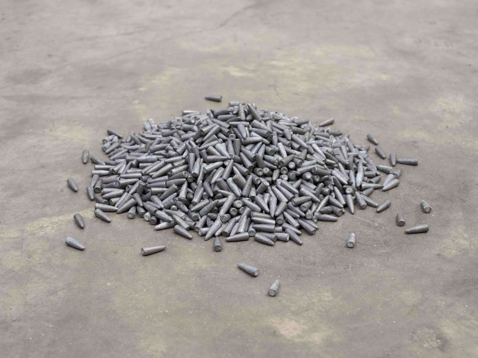 Antony Gormley, 'Seeds II', 1989/93, Lead Unit size, 3.5 x 1.1 cm, diameter. Courtesy of the artist and White Cube. Photo: Stephen White & Co.
