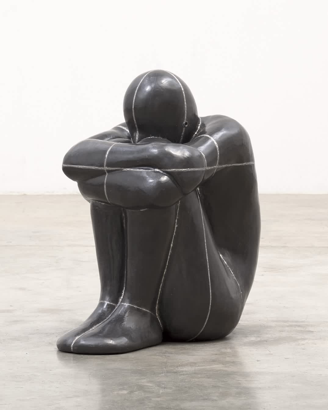 Antony Gormley, 'Witness It', 1993, Lead, fibreglass, plaster and air, 80 x 42 x 84 cm. Courtesy of the artist and White Cube. Photo: Stephen White & Co.
