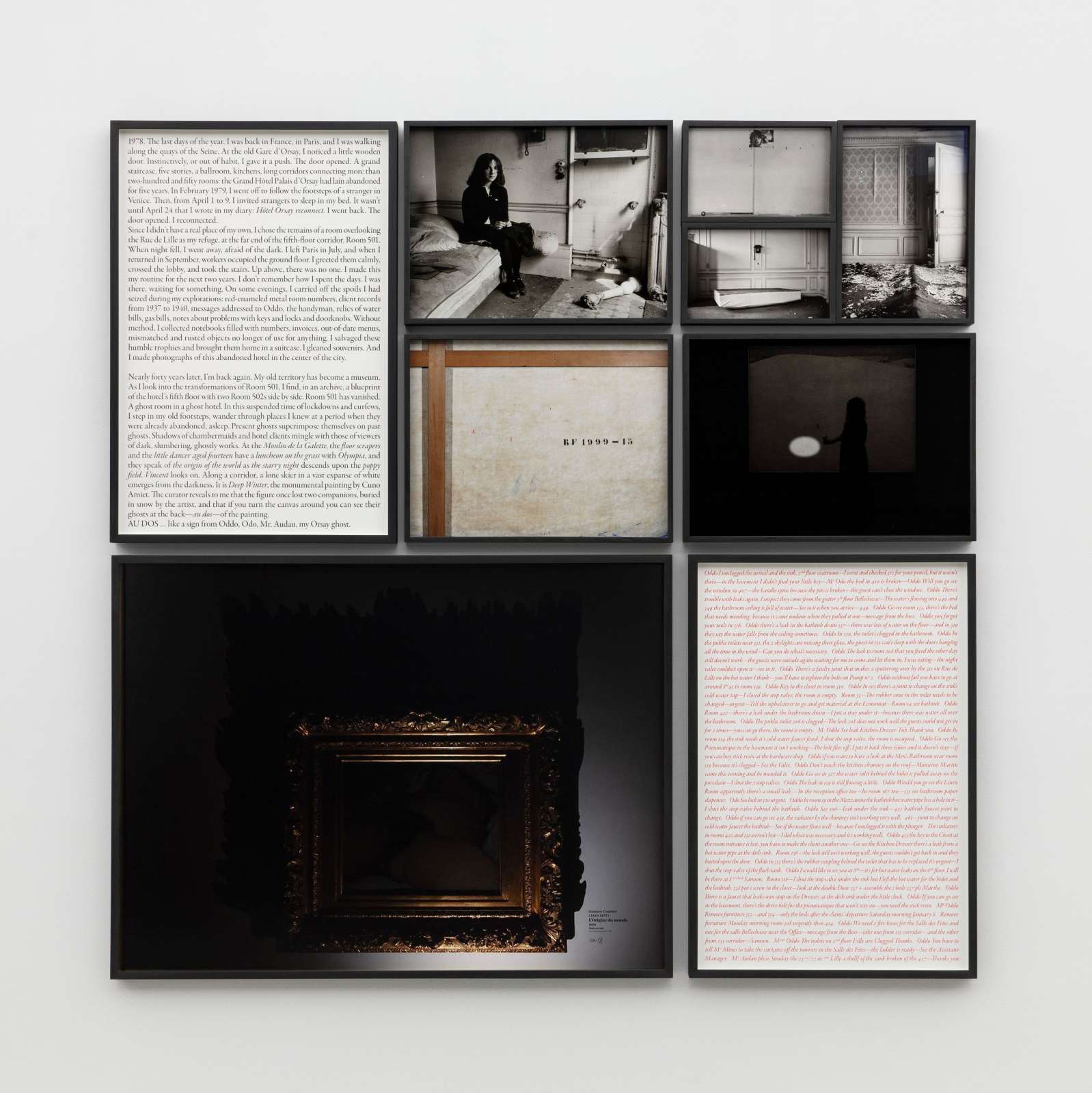 Sophie Calle, 'The Ghosts of Orsay - L'origine du monde / Les Fantômes d’Orsay - L'origine du monde', 2022, 155 x 155.5 cm
