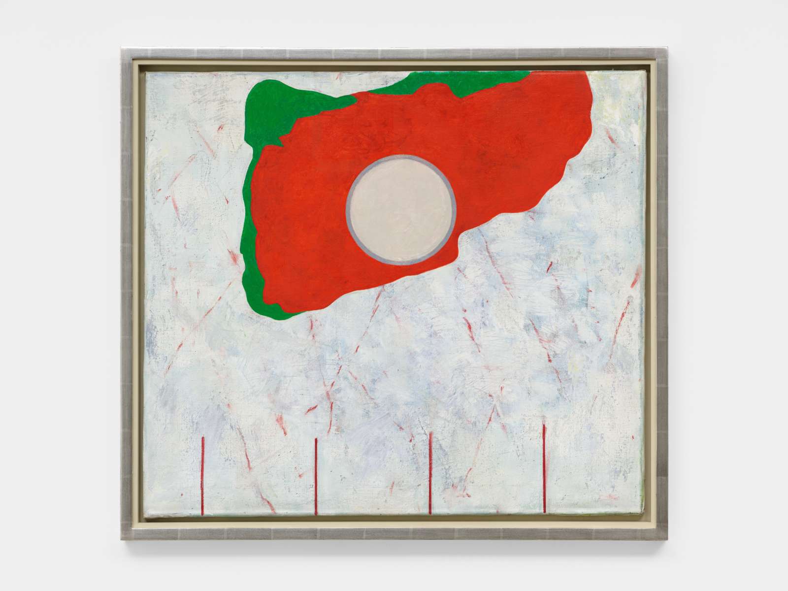 Prunella Clough, 'By the Seaside', 1999, oil on canvas, 73 × 81.5 cm. Photo: Eva Herzog. Courtesy Charles Asprey