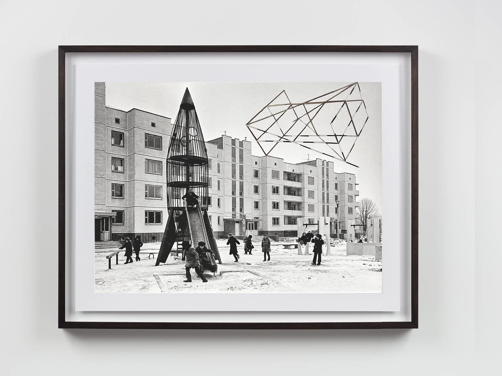 Jane and Louise Wilson, Imperial Measure 16 (Atomgrad, Ukraine), 2014, photo print and collage on Hahnemühle paper, 45.4 × 59.9 cm