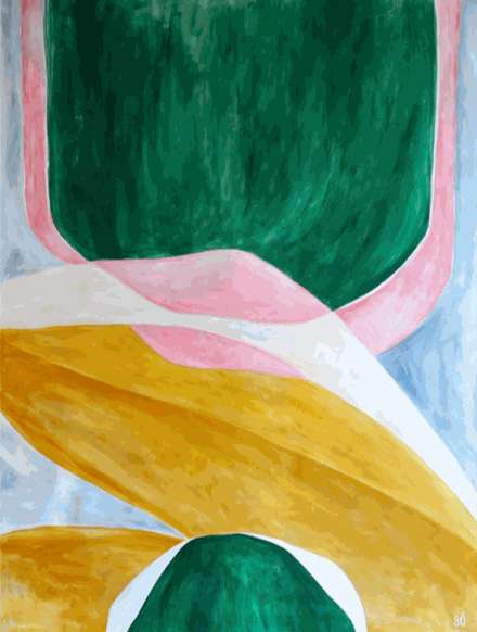 Sara Odman, Spring, 2020. Acrylic on canvas, 97 x 130 cm