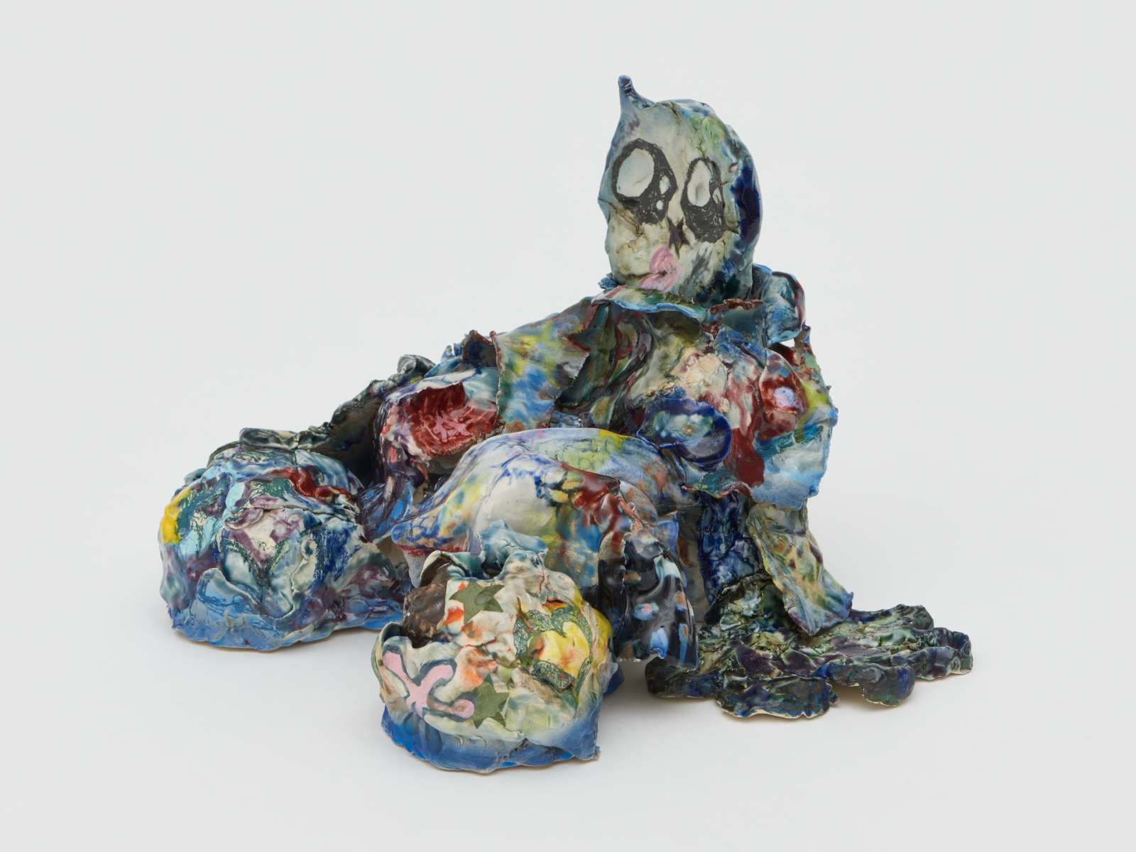 Narumi Nekpenekpen, 'we blinked together upon shooting stars.', 2021 Glazed porcelain, 21 × 28 × 25 cm. Courtesy the artist and Soft Opening. Photography: Theo Christelis