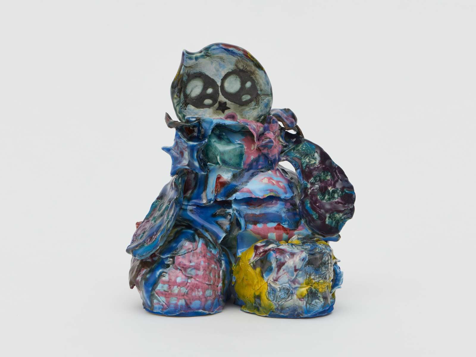 Narumi Nekpenekpen, 'you’re tough, my stale gum(s).', 2021, Glazed porcelain, 20 × 17 × 10 cm. Courtesy the artist and Soft Opening. Photography: Theo Christelis