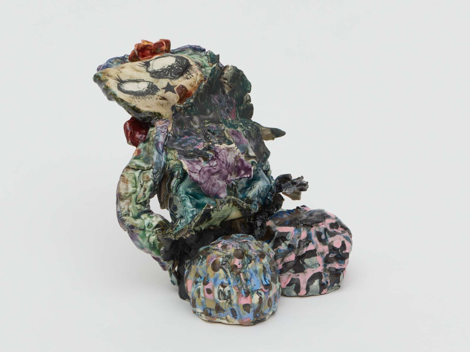 Narumi Nekpenekpen, 'I carry into love', 2021, Glazed porcelain, 16.5 × 16 × 18 cm. Courtesy the artist and Soft Opening. Photography: Theo Christelis