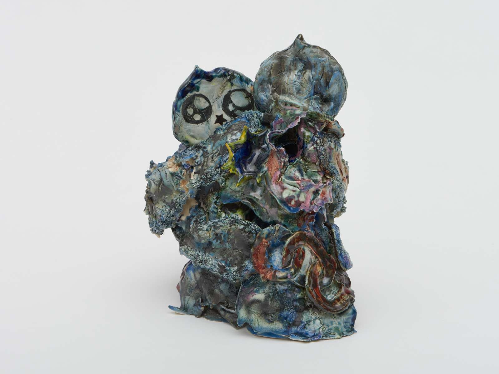 Narumi Nekpenekpen, 'I’m getting dizzy; let’s stop.', 2021, Glazed porcelain, 30 × 31 × 20.5 cm. Courtesy the artist and Soft Opening. Photography: Theo Christelis