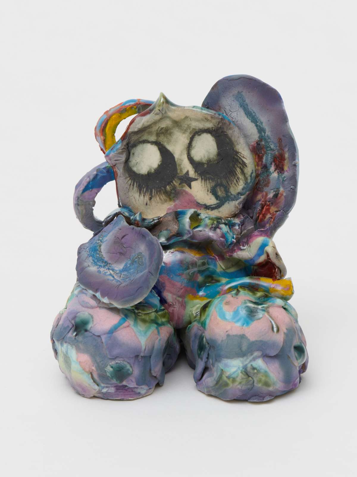 Narumi Nekpenekpen, 'petal as my lips', 2022, Porcelain and glaze, 13 × 11.5 × 9 cm. Courtesy the artist and Soft Opening. Photography: Theo Christelis