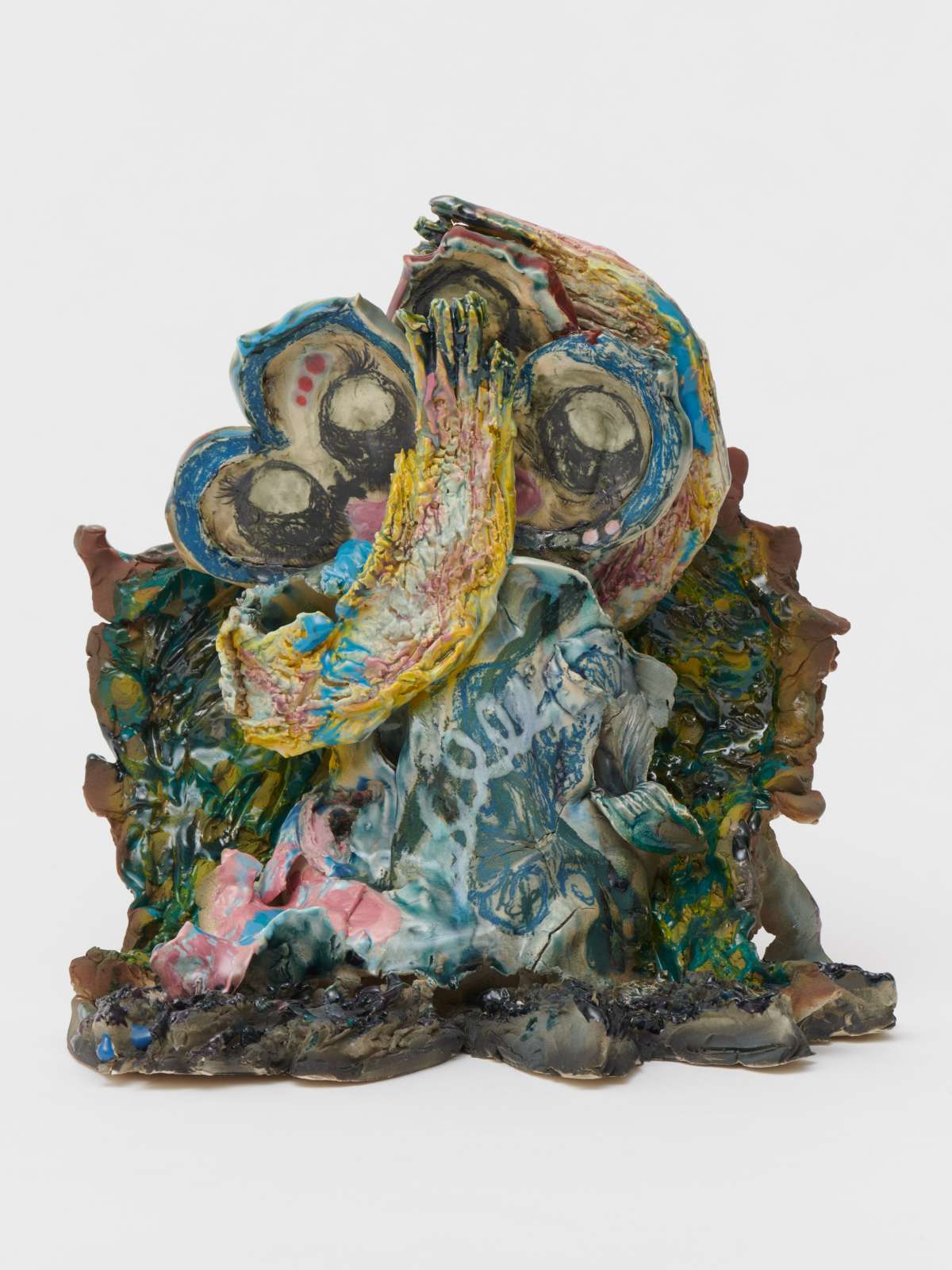 Narumi Nekpenekpen, 'something(s) more permanent', 2022, Porcelain and glaze, 27 × 25 × 19 cm. Courtesy the artist and Soft Opening. Photography: Theo Christelis