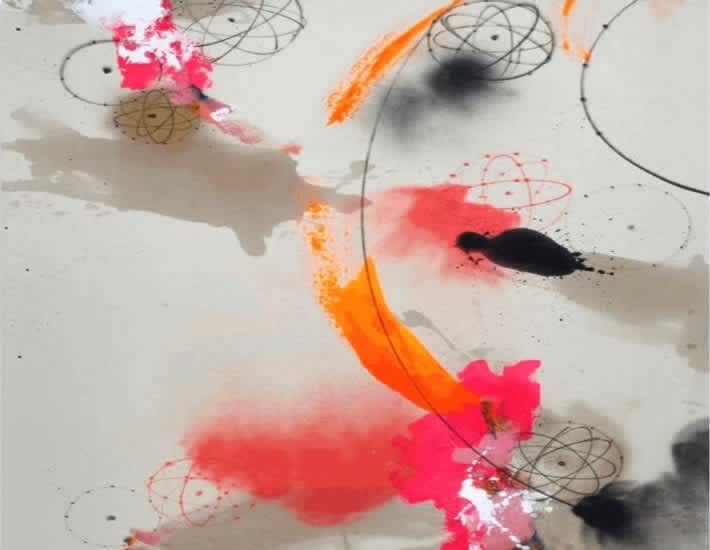 Futura, 'Ear99', 1999. Spray paint on canvas, 170 cm x 238 cm.