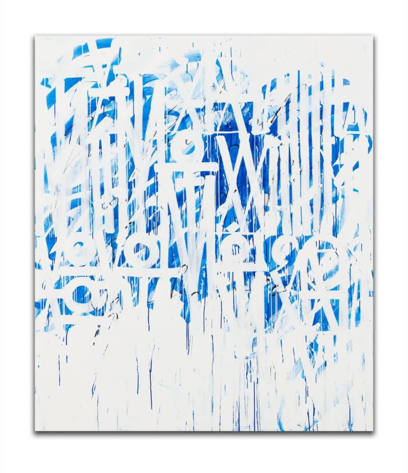 RETNA, 'When You See Me Walk Into a Room Mark', 2016. Acrylics on Canvas, 213 cm x 183 cm.