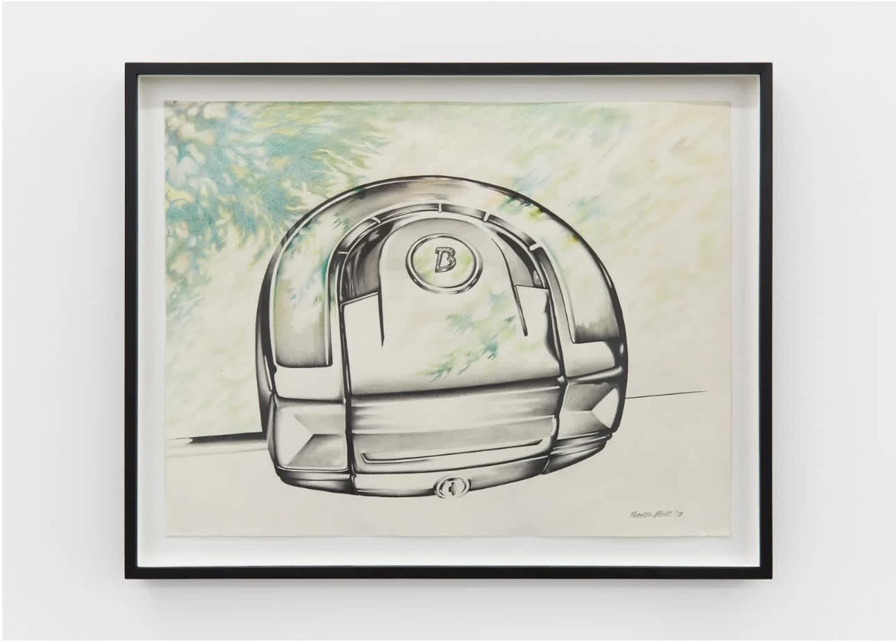 Roberta Booth, 'Untitled', 1982. Graphite on paper 44.5 x 55.7 cm (framed).