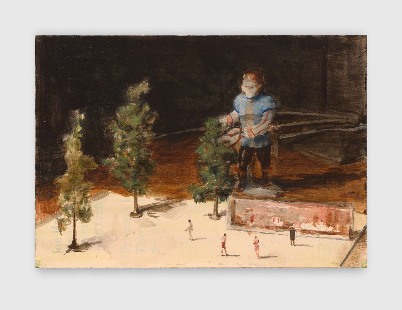 Michaël Borremans, 'The Gardener', 2023, Oil on board © Michaël Borremans, Courtesy the artist and David Zwirner
