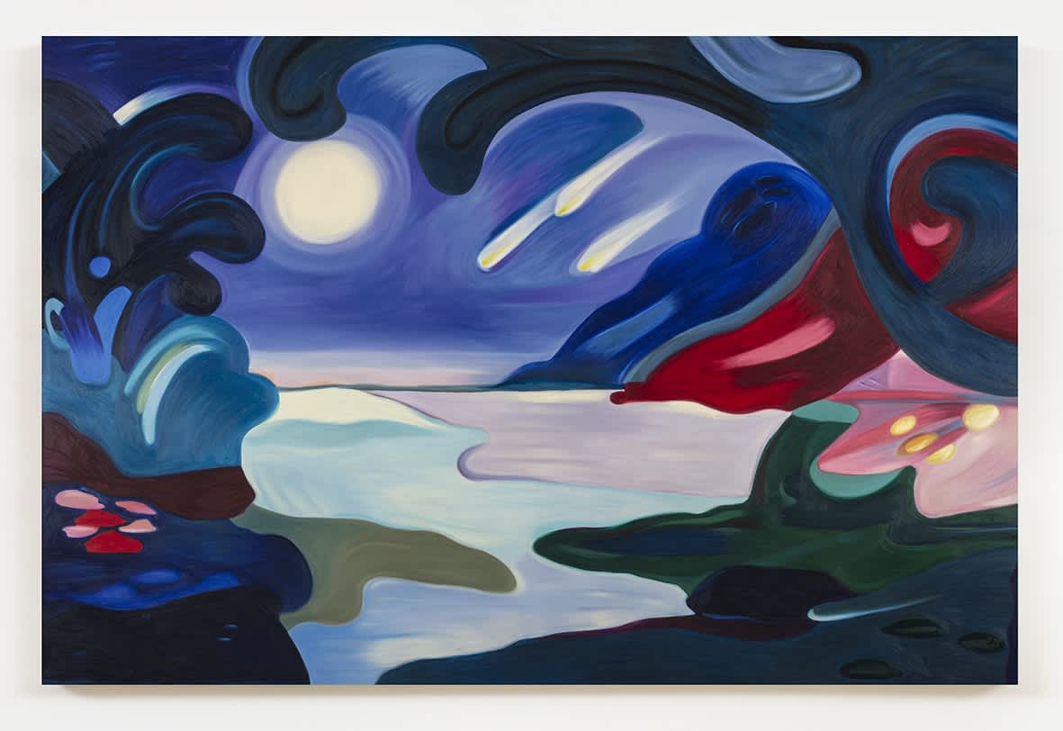 Hayal Pozanti, 'The Shimmering Shoulders of the World', 2024, Oil stick on linen, 80 x 120 in (203.2 x 304.8 cm) 0014809