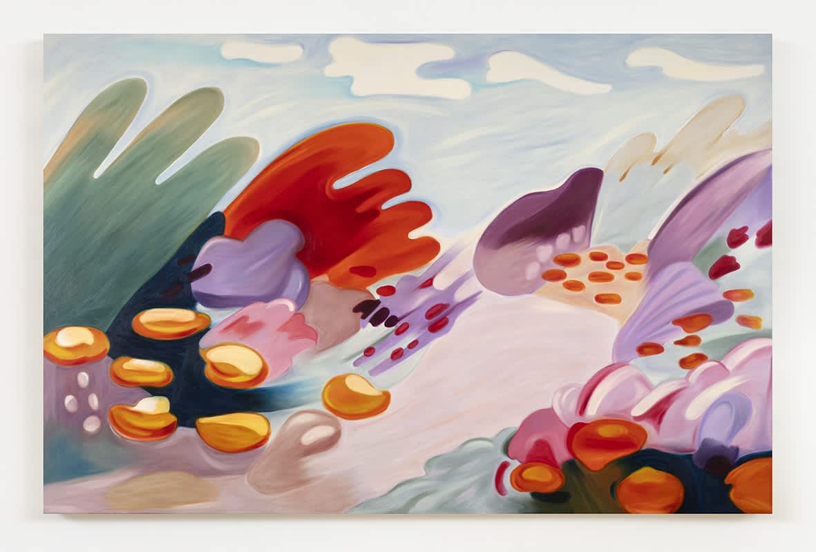 Hayal Pozanti, 'A Dream Strayed Into Light', 2024, Oil stick on linen, 66 x 100 in. (167.6 x 254 cm) 0014810