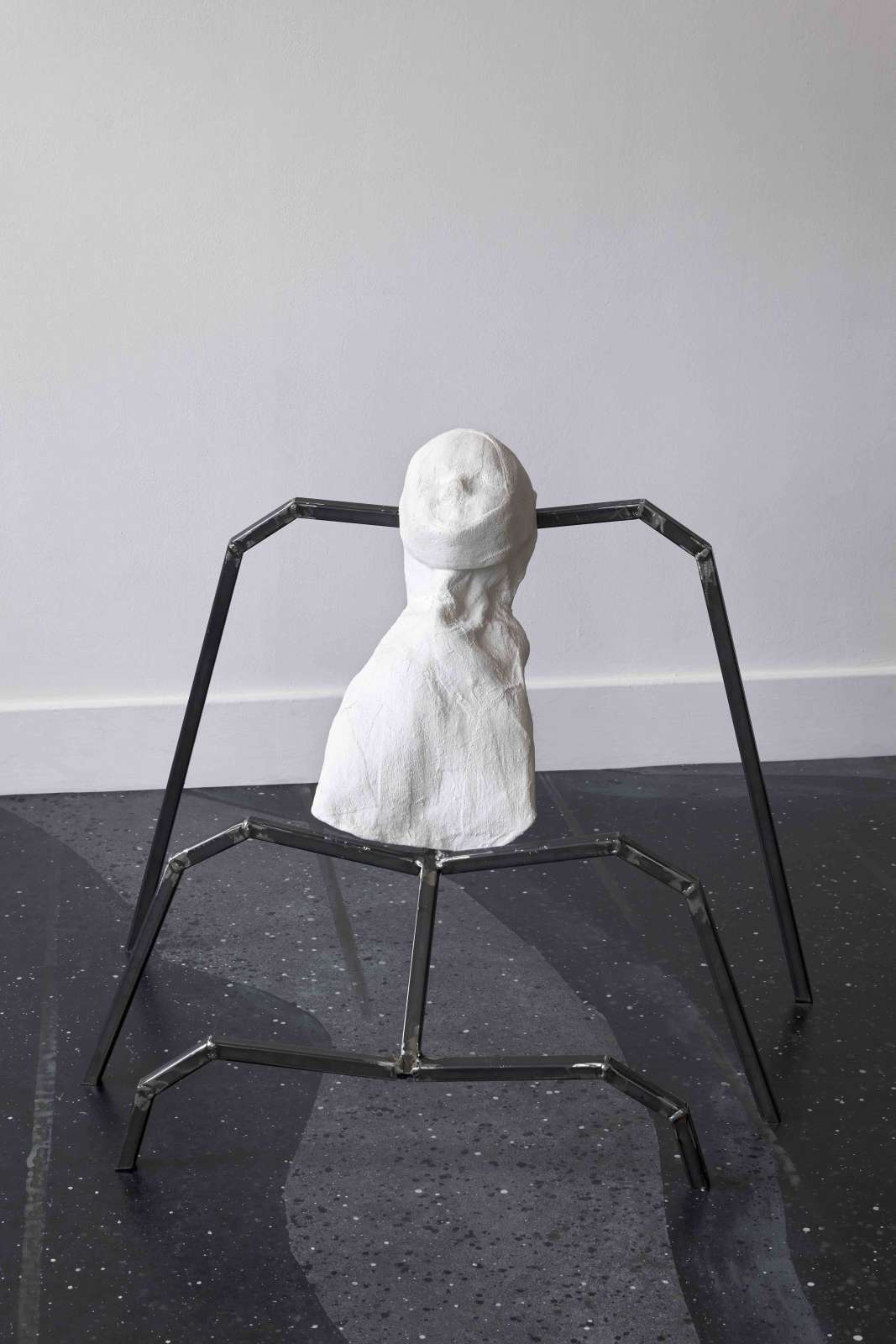Fani Parali, 'We Can Summon the Stars', 2024. Steel, plaster bandage 71 x 88 x 51cm.